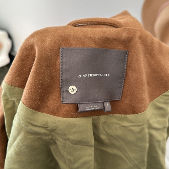 Anthropologie Suede Moto Jacket - Picture 4 of 7